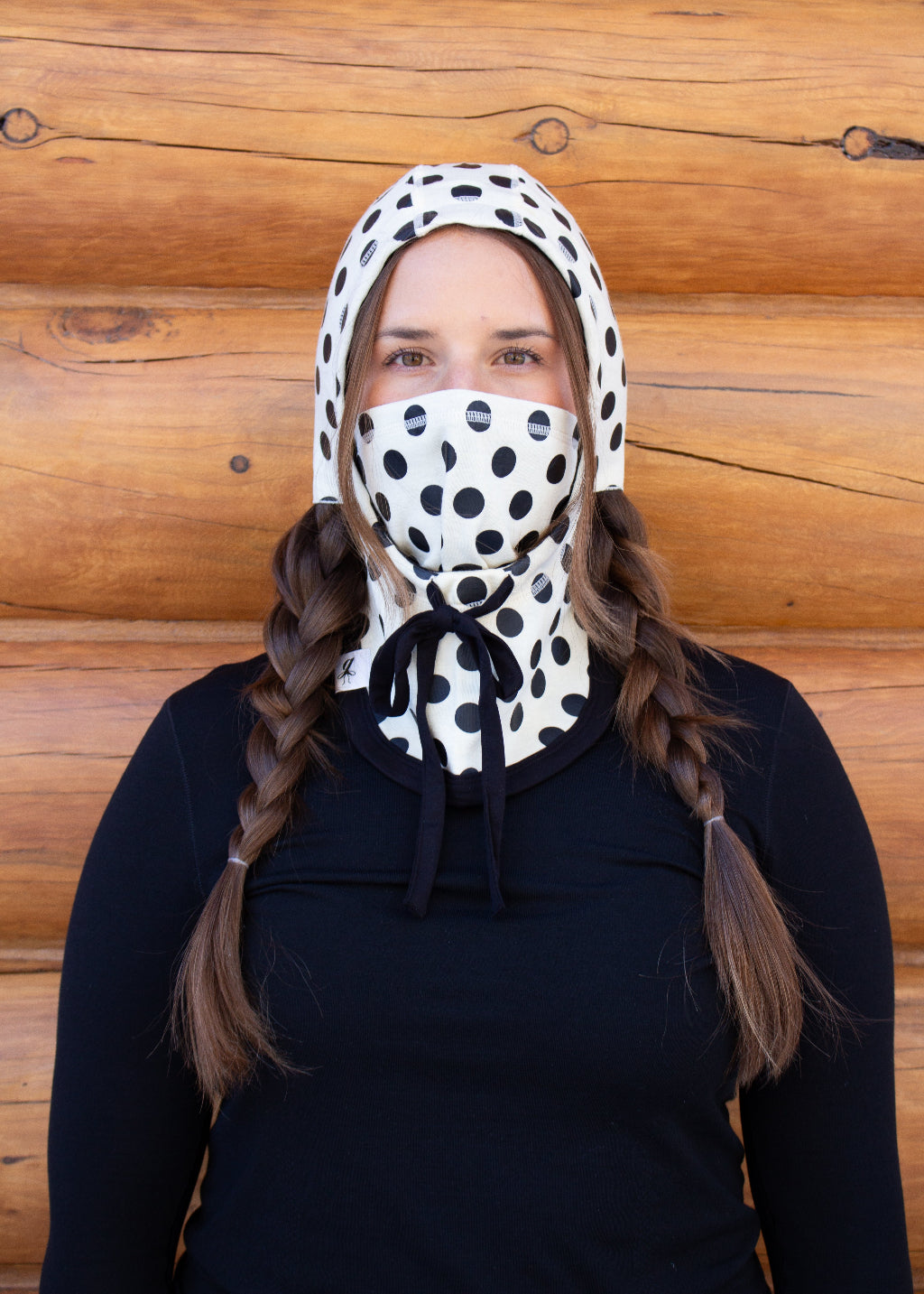 Girlhood Balaclava - Caviar Bumps Bow | Shop Girlhood