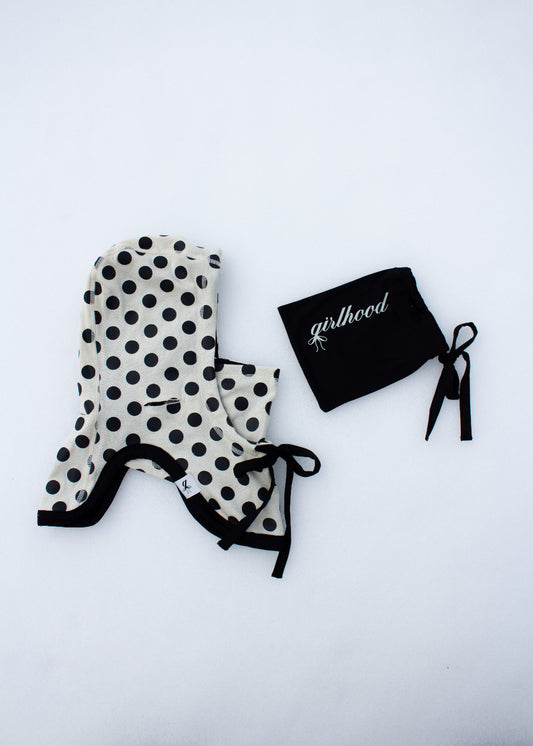 Girlhood Balaclava - Caviar Bumps Flat Lay | Shop Girlhood