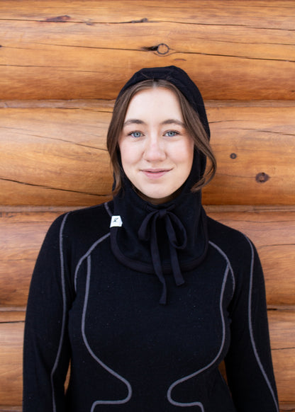 Girlhood Balaclava - Double Black Front | Shop Girlhood