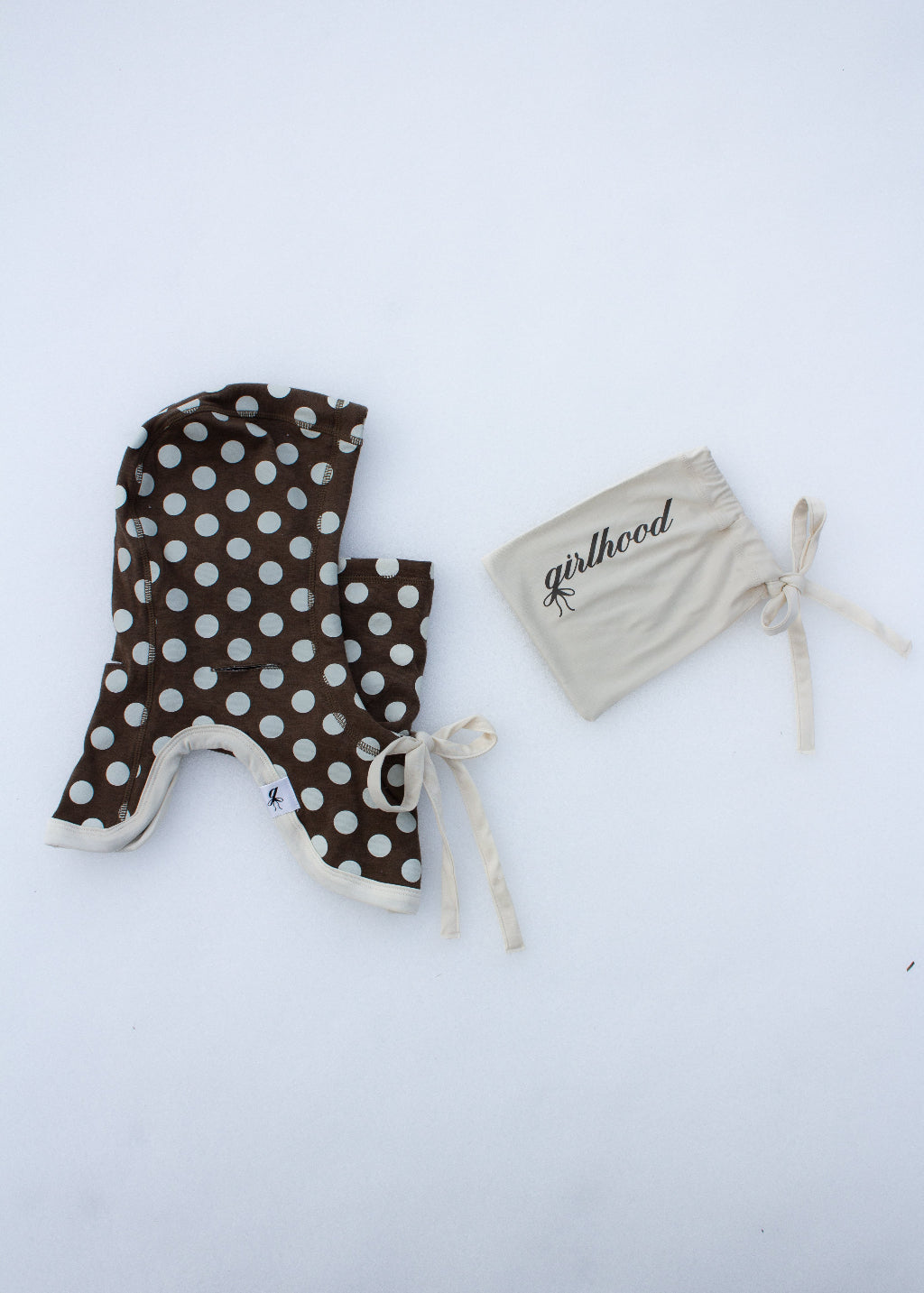 Girlhood Balaclava - Moose Tracks Flat Lay | Shop Girlhood